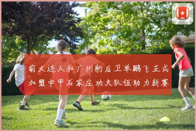 前大连人和广州豹后卫单鹏飞正式加盟中甲石家庄功夫队伍助力新赛季